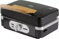 Domo SANDWICH-waffle-GRILL 3-IN-1 INKY BLACK Sumuštinių ir vaflių keptuvė Juoda (DO9278C)
