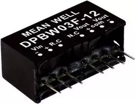 Maitinimo adapteris MEAN WELL DPBW06G-05 6W Įėjimas 18-75V Išėjimas 5V