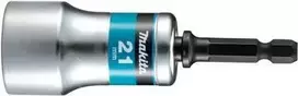 Makita Impact Premier smūginis veržliarakčio šešiabriaunis antgalis H21, šešiabriaunė mova, ilgis 80 mm