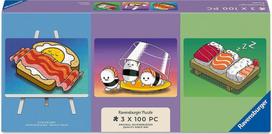Dėlionė RAVENSBURGER Kawaii, 3x100 det.