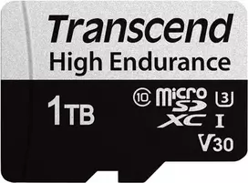 Transcend High Endurance USD350V - „Flash“ atminties kortelė (su SD adapteriu)