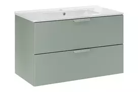 Pakabinama vonios spintelė su praustuvu Aster Green, 80 cm, žalia
