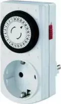 Bachmann Mini mechaninis laikmatis - automatinis tinklo jungiklis - AC 230 V - 3680 W - baltas (852.104)
