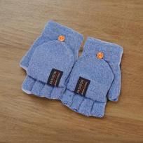 1 USB Port, 5-volt Electric Heating Gloves, Flip Half-finger Design, 5-finger Back-of-hand Heating, Suitable for Winter Office Computer one pair pilka