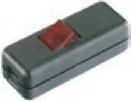 Bachmann 8010 - Rokerinis jungiklis - 2P - Juodas - Raudonas - 250 V - 80 mm - 30 mm