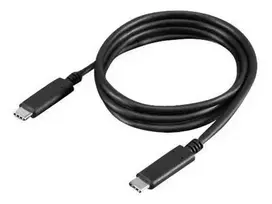 Lenovo USB-C laidas, 24 kontaktų USB-C (vyriškas) į 24 kontaktų USB-C (vyriškas), 1,0 m, skirtas ThinkPad USB-C Dock Gen 2 (W125691048)