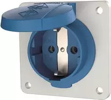 MENNEKES Elektrotechnik GmbH & Co. KG Schuko skydinis kištukinis lizdas 16A 2p+E 230V mėlynas 11011F (11011F)