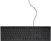 Dell KB216 laidinė multimedijos klaviatūra su USB jungtimi, juoda (PPJHH)