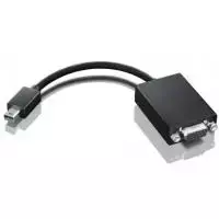 Lenovo 03X6402 vaizdo kabelio adapteris 0,172 m mini-DisplayPort į VGA juodas