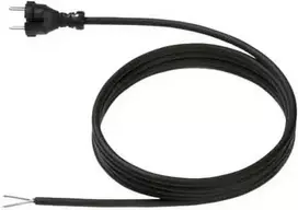 BACHMANN contour maitinimo laidas 5m juodas 248.176 H07RN-F 2x1,5 Kištukas 24G