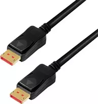 LogiLink CDV0100 DisplayPort kabelis DP/M į DP/M, 8K/60 Hz, stiprintuvas, juodas, 10 m (CDV0100)