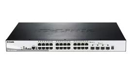 D-Link DGS-1510-28XMP 28 prievadų valdomas PoE jungiklis su 4 x 10G SFP+