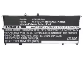 CoreParts baterija nešiojamam kompiuteriui Sony, skirta SVF14N16CW, SVF14N26CW, SVF15N13CW, SVF15N18PW, VAIO Fit 14A, VAIO Fit 15