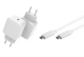 CoreParts MBXUSB-AC0013 universalus mobiliojo įrenginio kroviklis, baltas, greitasis krovimas, vidaus naudojimui