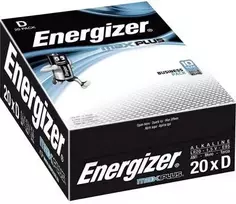 Energizer Battery Max Plus E301323704 D/Mono/LR20 20 vnt. pakuotė