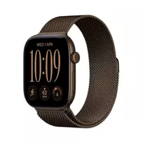 Išmanusis laikrodis Apple Watch Series 12 GPS 46mm Dark Bronze Aluminium Case with Dark Bronze Milanese Loop - M/L MKD84ET/A