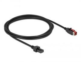 Maitinamasis USB kabelis DeLOCK 85954 24V į 2×4 kontaktų mini-DIN 5 m
