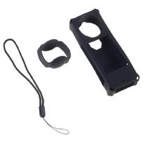 Full Protective Cover For 360 X5 Sport Camera Scratch Resistant Silicone Case Protector Skin Ergonomic Grip Feel black