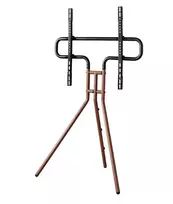 Stovas televizoriui Hama Easel Design 190,5 cm (75 col.) juoda, riešutas