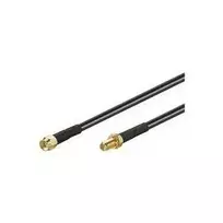 Goobay 51677 WLAN antenos prailginimo kabelis, RP-SMA kištukas – RP-SMA lizdas, 50Ω, 3 m