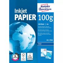 Spausdinimo popierius A4 Avery Bright White Inkjet 500 lapų