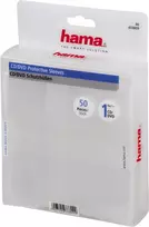 Hama CD/DVD apsauginiai maišeliai, pakuotė po 50 vienetų, skaidrūs