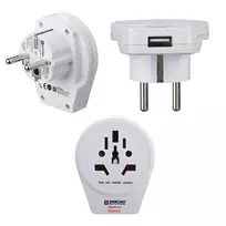 Hama World to Europe USB maitinimo adapteris Universal White