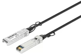Intellinet 0,5 m 10G SFP+ pasyvus varinis Twinax kabelis 30AWG MSA SFP-H10GB-CU50CM suderinamas