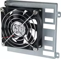 Vėdinimo komplektas Inter-Tech FB-480 juodas plieninis 155g