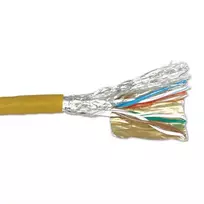 Patch laidas ACT CAT6 S/FTP PVC vytas geltonas 305 m