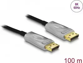 DeLOCK aktyvus optinis kabelis DisplayPort 1.4 8K 100 m
