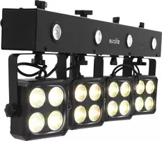 LED PAR šviestuvas EUROLITE Akku KLS-180 180W RGB, belaidis, įkraunamas