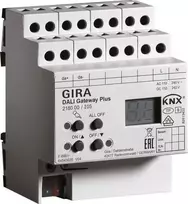 GIRA 218000 DALI Gateway Plus KNX EIB REG – šliuzas apšvietimui