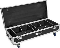 Dėklas Flightcase Roadinger 31005145 8x AKKU IP UP-4 QuickDMX su įkrovimo funkcija