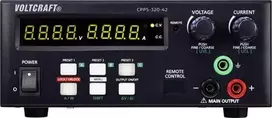 VOLTCRAFT CPPS-320-42 Laboratorinis maitinimo šaltinis, reguliuojamas 0,02–42 V/DC 0,01–20 A 320 W, nuotoliniu valdymu per USB, programuojamas, Au (CPPS-320-42)