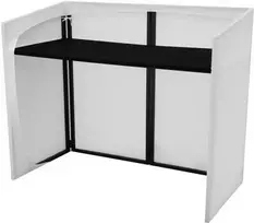 Omnitronic Mobile DJ Stand Mobiler DJ-Tisch Steel – nešiojamas plieninis DJ stalas