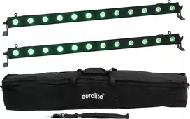 LED juostų rinkinys EUROLITE 20000663 2x 12 QCL RGB UV – sceninio apšvietimo juostos