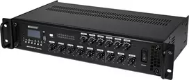 Mikseris su stiprintuvu Omnitronic MAVZ-360.6P — 6 kanalų, 360 W bendra galia