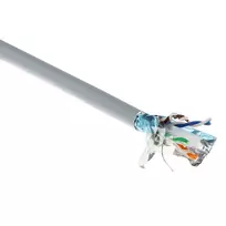 ACT CAT6A F/UTP kietas vytos poros kabelis, PVC, AWG 23, CPR: B2ca, 500 m