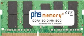 PHS-memory 16GB RAM atmintis, tinkama Lenovo ThinkPad T15g Gen 2 (20YT) (Xeon procesorius), DDR4 SO-DIMM ECC, 3200MHz, PC4-25600-P (SP391999)