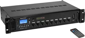 Omnitronic MA-240P 4 kanalų ELA stiprintuvas-mikseris, 240 W