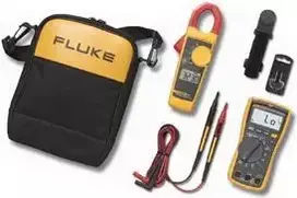 Fluke 117/323 elektrikų rinkinys: skaitmeninis multimetras ir srovės spaustukai (FLUKE-117/323)