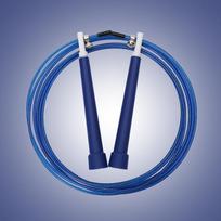 PVC Steel Wire Skipping Rope, Speed Skipping Rope for Fitness, 3 Metres Long, Competitive Skipping Rope for Children black