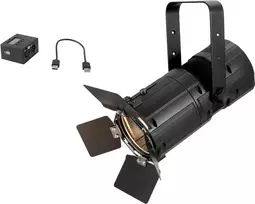 Fresnel prožektorius EUROLITE PFR-50 WW su DMX sąsaja, šilta balta šviesa
