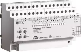 GIRA pavara 216100 KNX/EIB žaliuzių 8 kanalų 230V AC REG (216100)