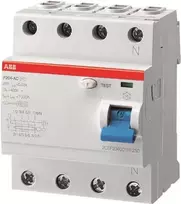 ABB liekamosios srovės jungiklis 63A/0,5A F204A-63/0,5 (2CSF204101R4630)