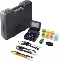 VOLTCRAFT KBM-700 Kombinuotas matavimo prietaisas laidumui, pH vertei, redokso potencialui (ORP), temperatūrai, druskingumui (VC-8813815)