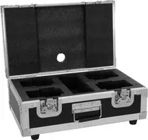 Apsauginis transportinis dėklas Flightcase Roadinger 4x AKKU Dot 1 RGB/WW QuickDMX
