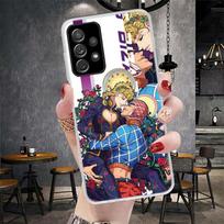 JoJo Bizarre Adventure Anime Phone Case For Samsung Galaxy A13 A14 A15 A16 A17 A53 A54 A55 A56 A57 A33 A34 A35 A36 A37 A23 A24 A Samsung A25 white