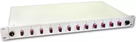 Lightwin LWL Suvirinimo dėžutė, 12 skaidulų, 12x SC Daugiamodė, 50/125µm OM4 Pigteilas (SPBOX 12G50 OM4 SC)
